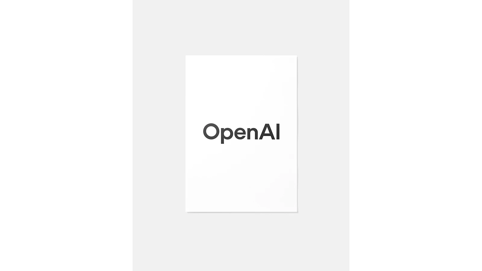 Официальный брендовый визуал OpenAI на чистом фоне