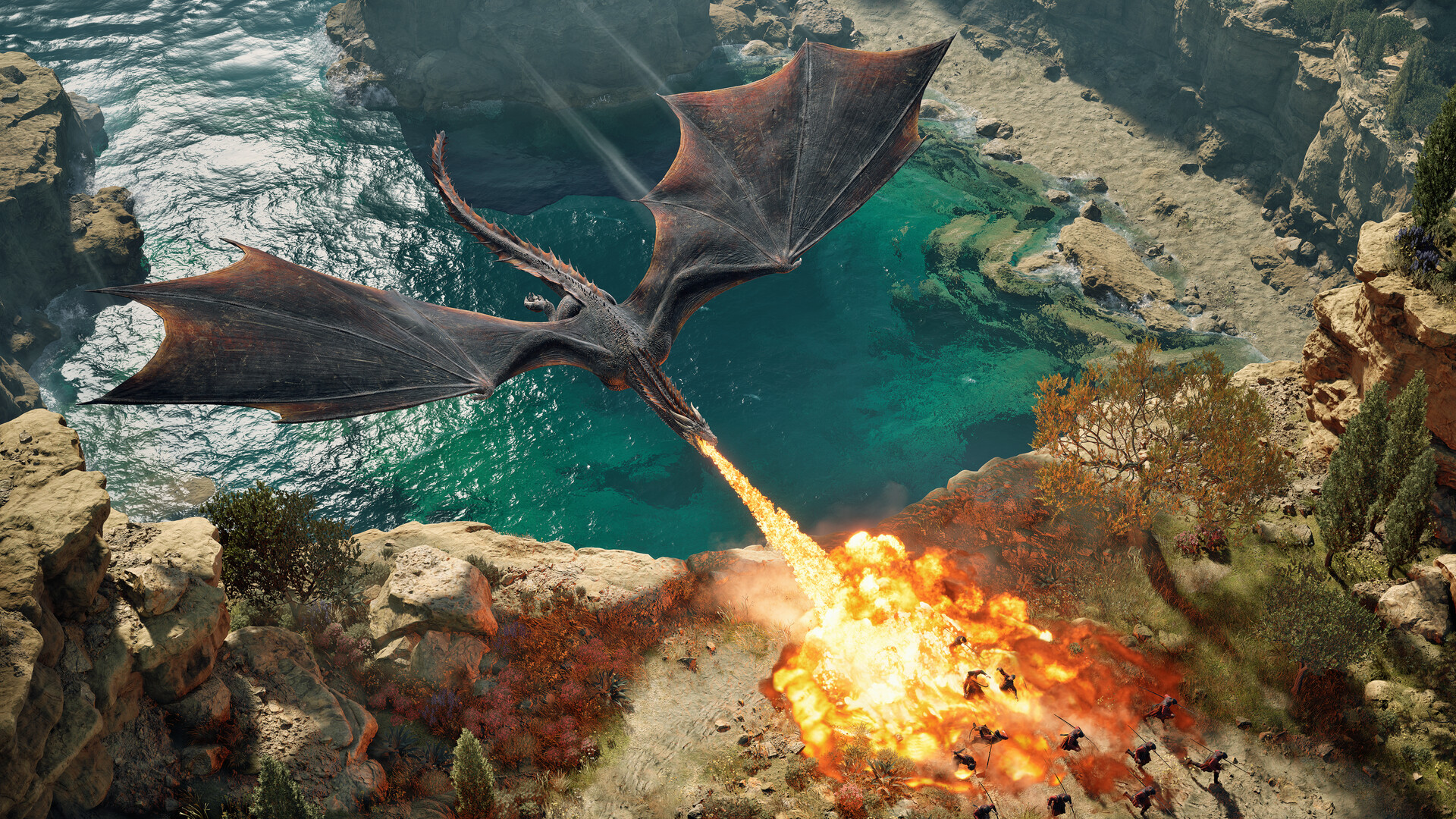 Официальный скриншот Game of Thrones: War for Westeros на зимней карте