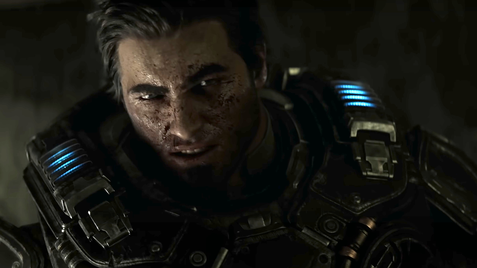 Официальный кадр Gears of War: E-Day с Marcus Fenix
