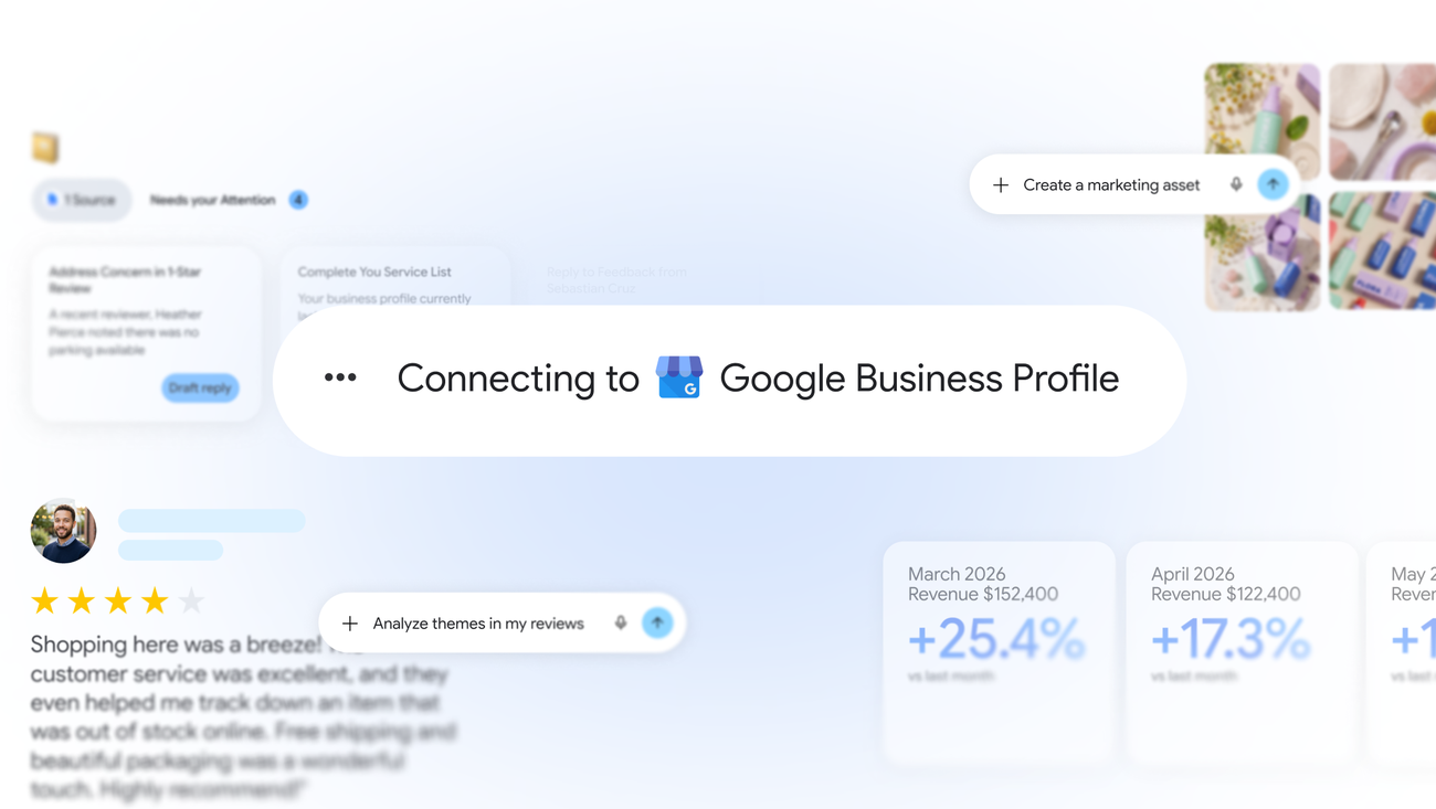 Официальное изображение Gemini для малого бизнеса