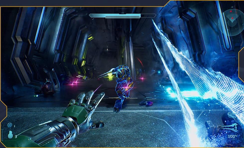 Официальный игровой кадр Halo: Campaign Evolved