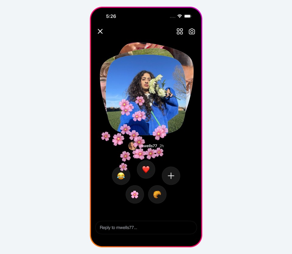 Официальный интерфейс Instagram Instants