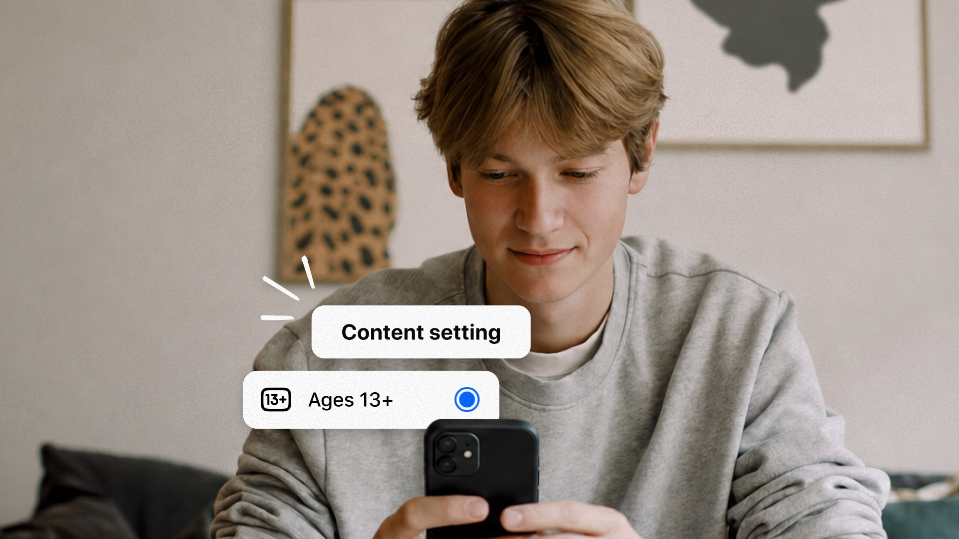 Официальный визуал Meta к глобальному расширению Teen Accounts 13+