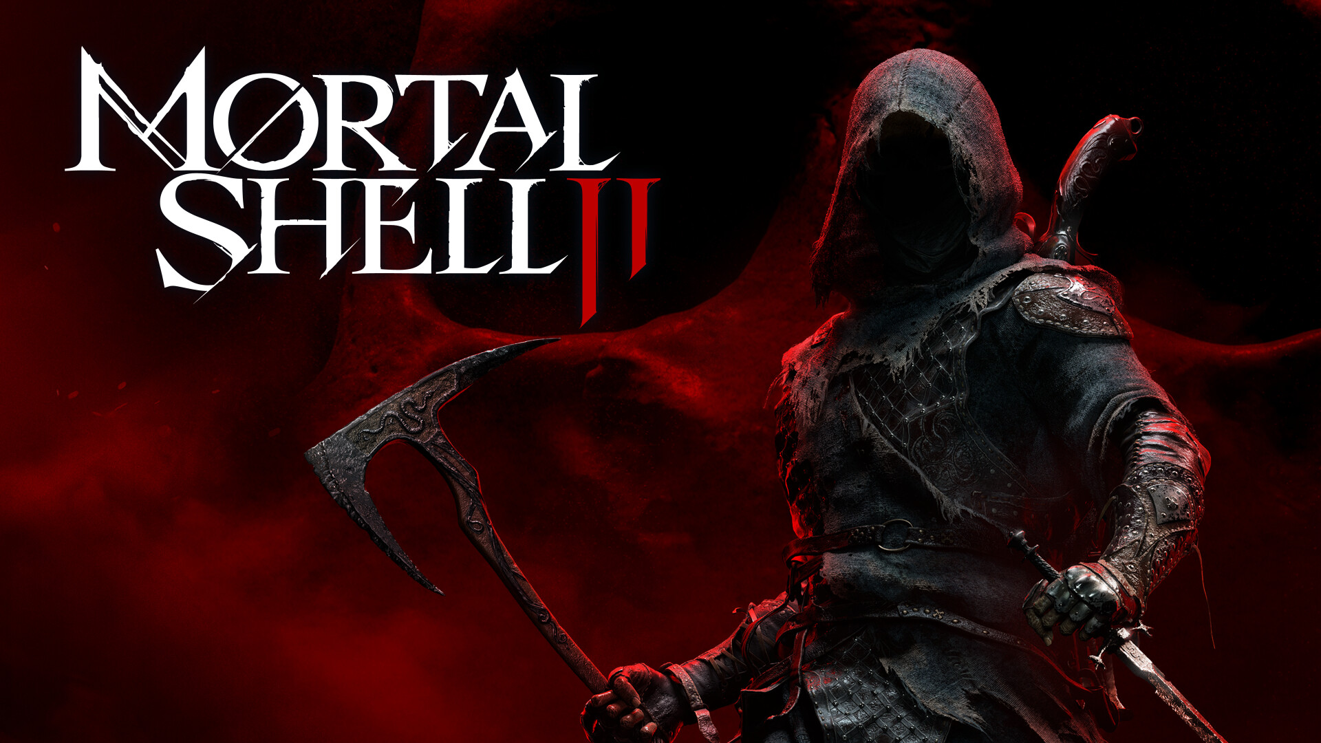Официальный горизонтальный кадр из трейлера Mortal Shell II с боевой сценой