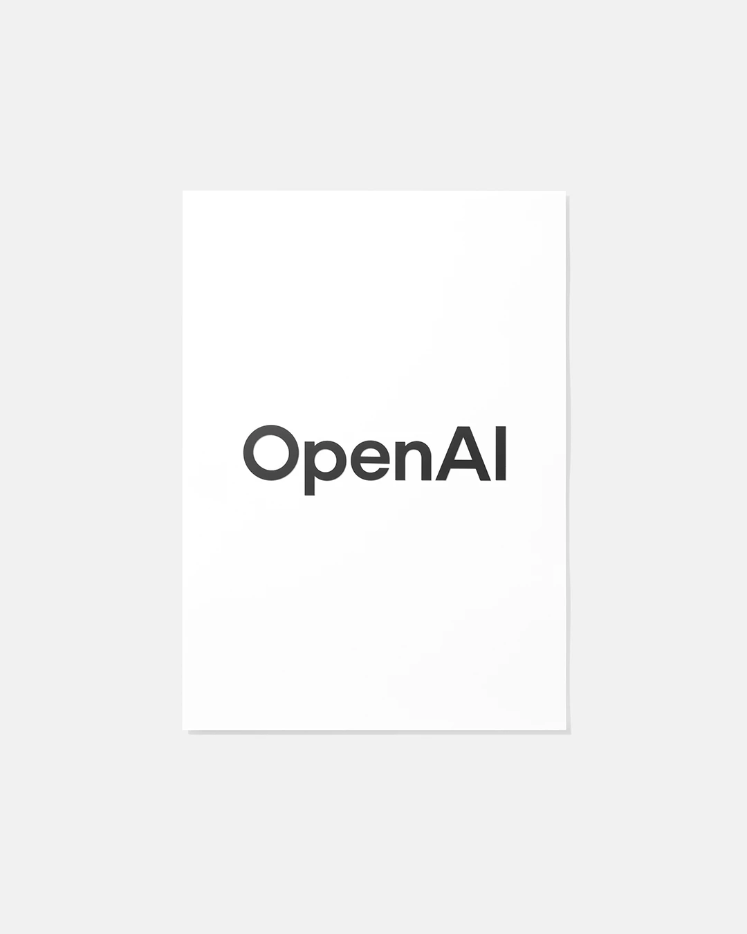 Официальный брендовый визуал OpenAI на светлом фоне