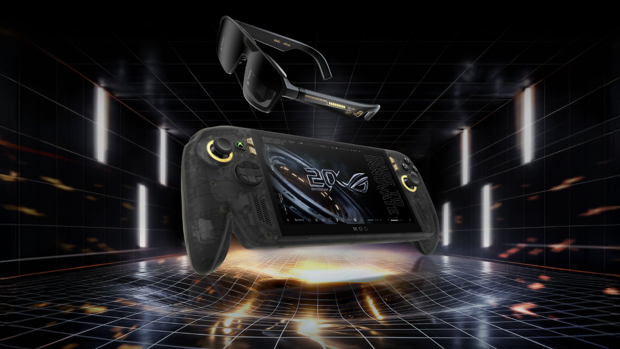 Официальное изображение ROG Xbox Ally X20 Bundle с очками ROG XREAL R1 Edition 20
