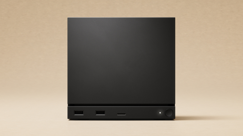 Официальный визуал Steam Machine от Valve