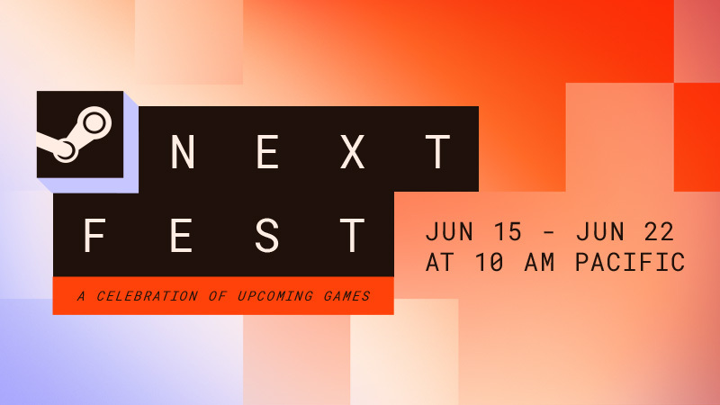 Официальный визуал Steam Next Fest June 2026